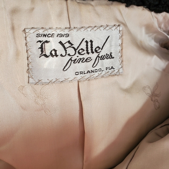 Vintage Grandmacpre Cozy Labelle Fine Furs Mink Boucle Jacket. M/L - Picture 9 of 10